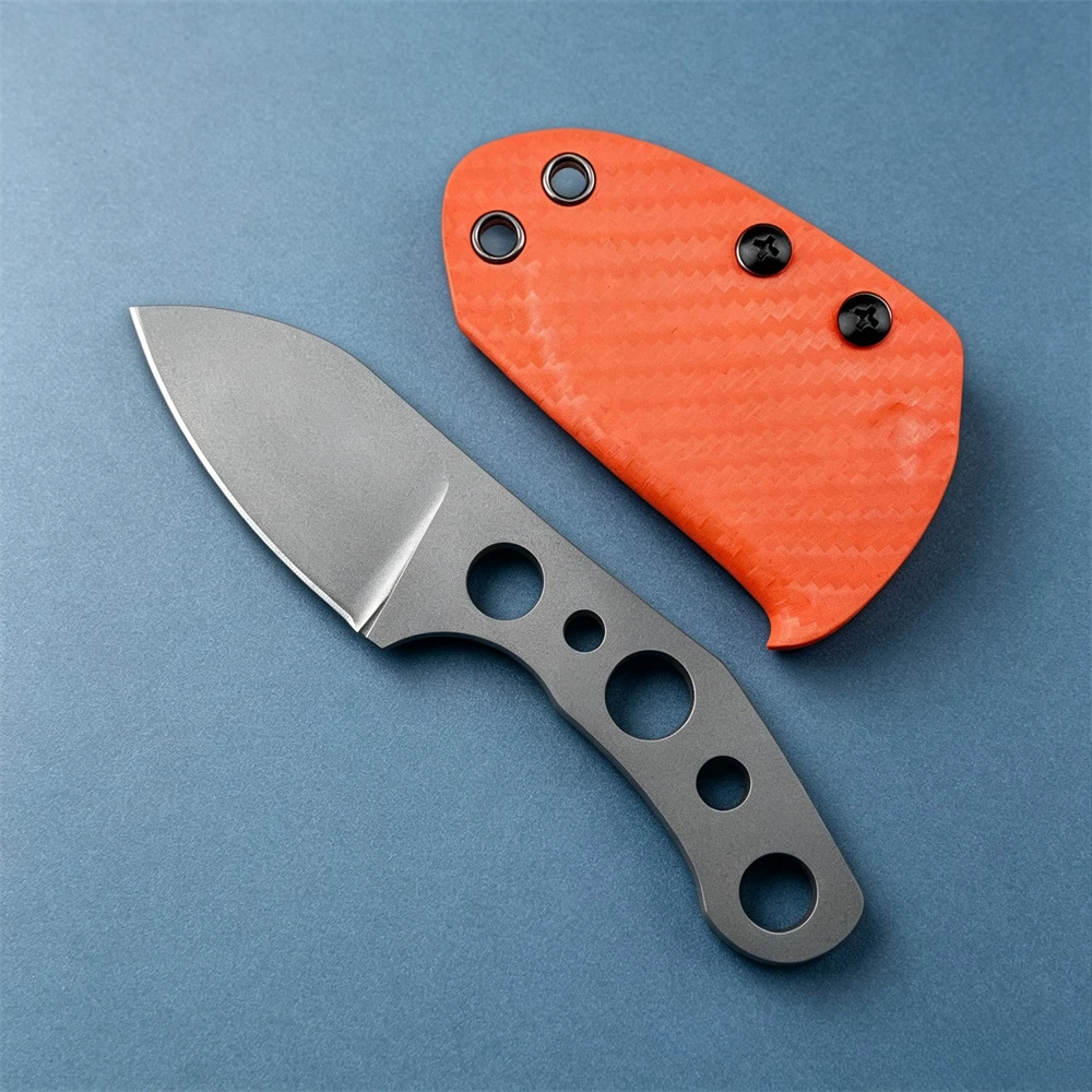 Knife Hunting Fixed Blade - Full-Tang Stainless Steel EDC Pocket Fixed