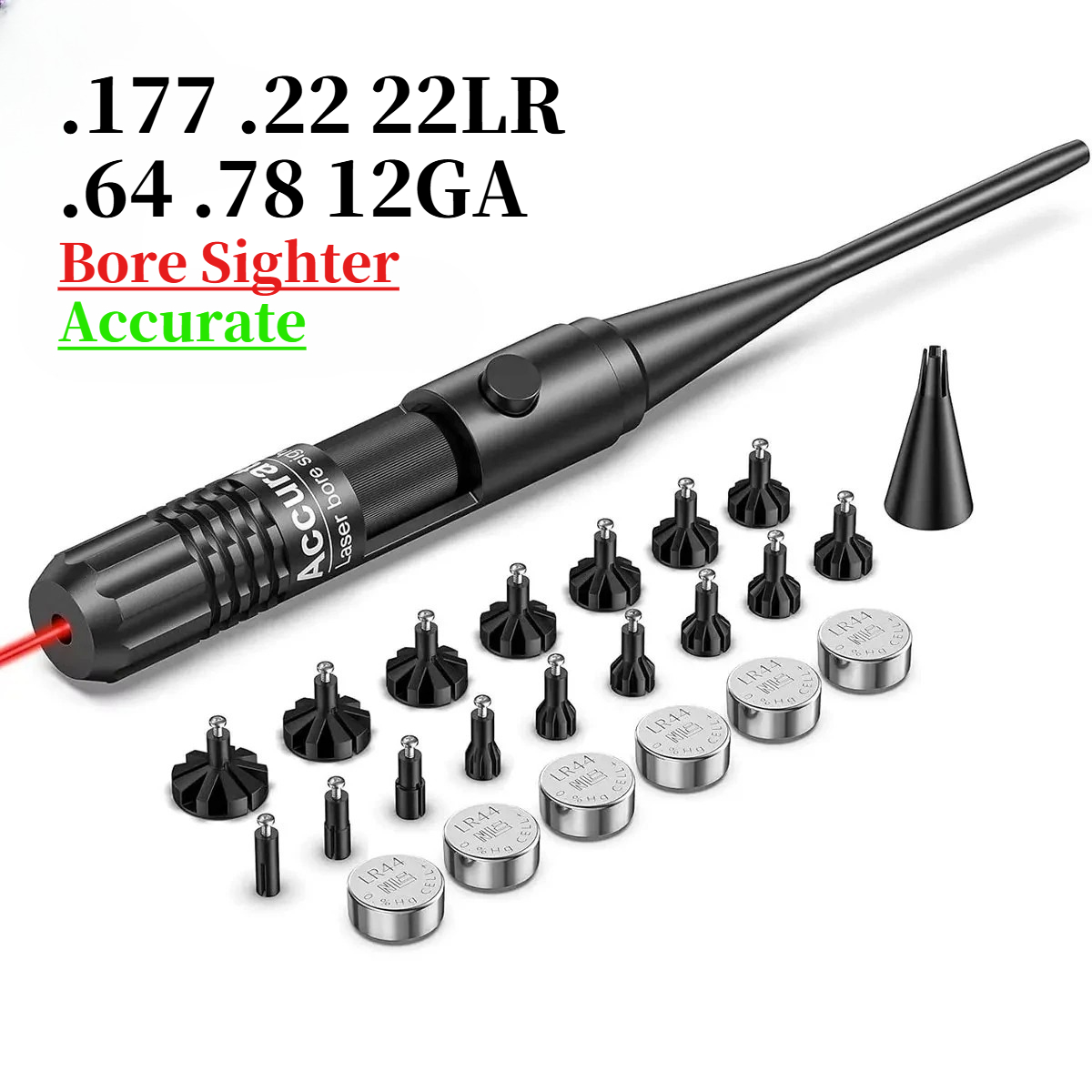 Tactical Green Red Laser Bore  - Laser Boresighter Kit review and price