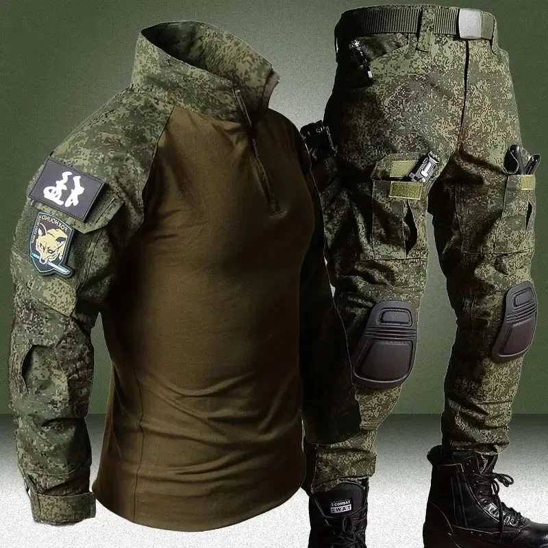 Outdoor RU Camo Tactical Sets  - Outdoor Hunting Pants Women review and price