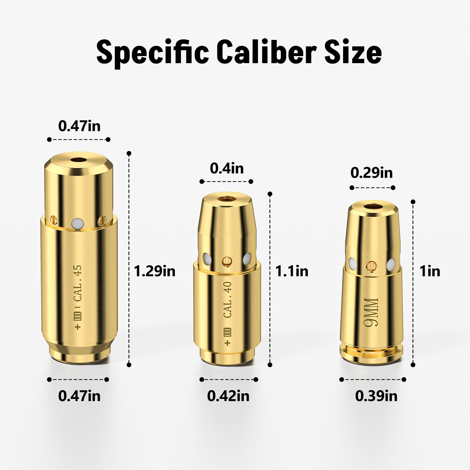 3Pcs Laser Bore Sight 9MM .40  - Laser Boresighter Kit review and price