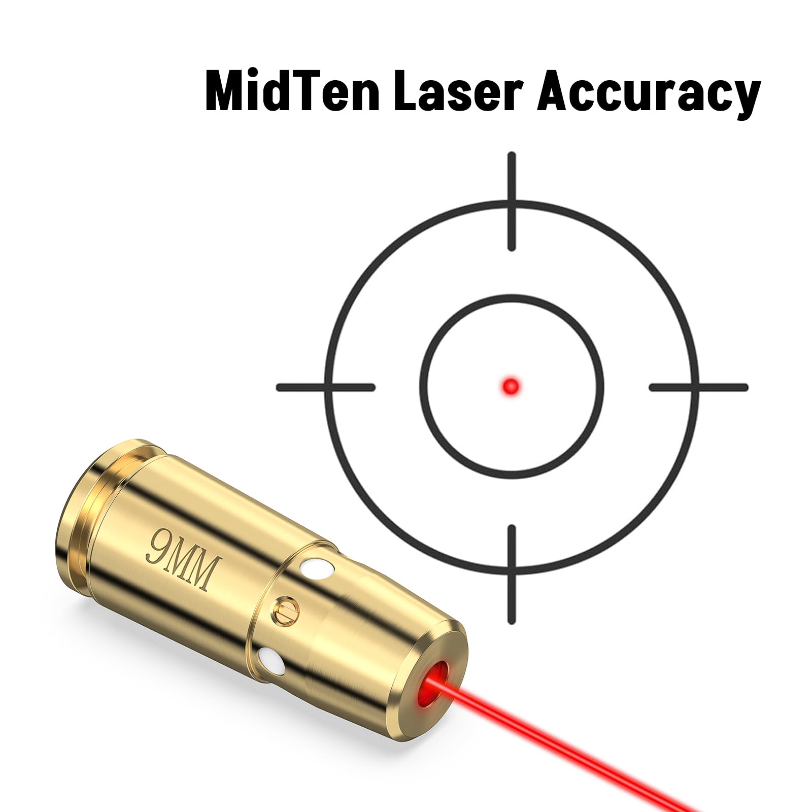 3Pcs Laser Bore Sight 9MM .40  - Laser Boresighter Kit review and price