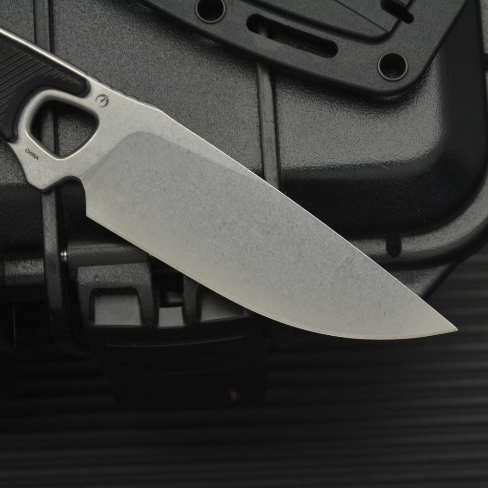 2048 EDC Straight Knife Black  - Knife Hunting Fixed Blade review and price