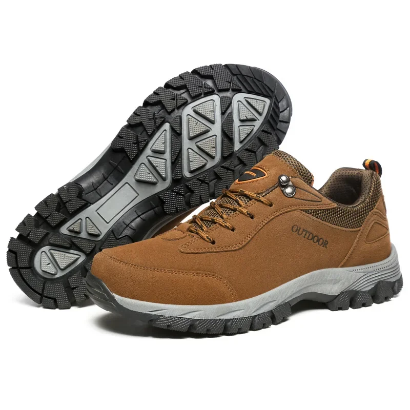 Men's Hiking Shoes Suede Leath - Outdoor Hunting Boots For Men review and price