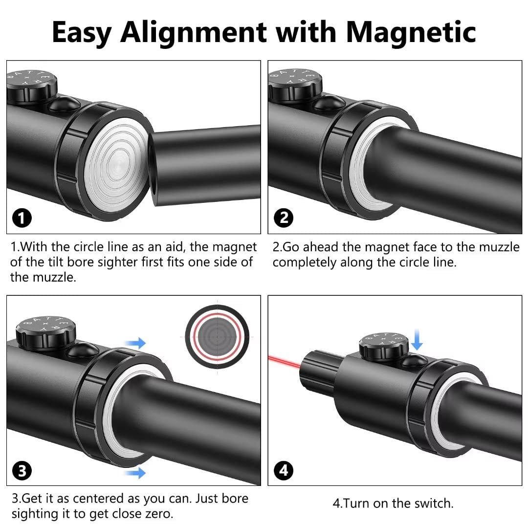 Magnetic Bore Sight Green Lase - Laser Boresighter Kit review and price