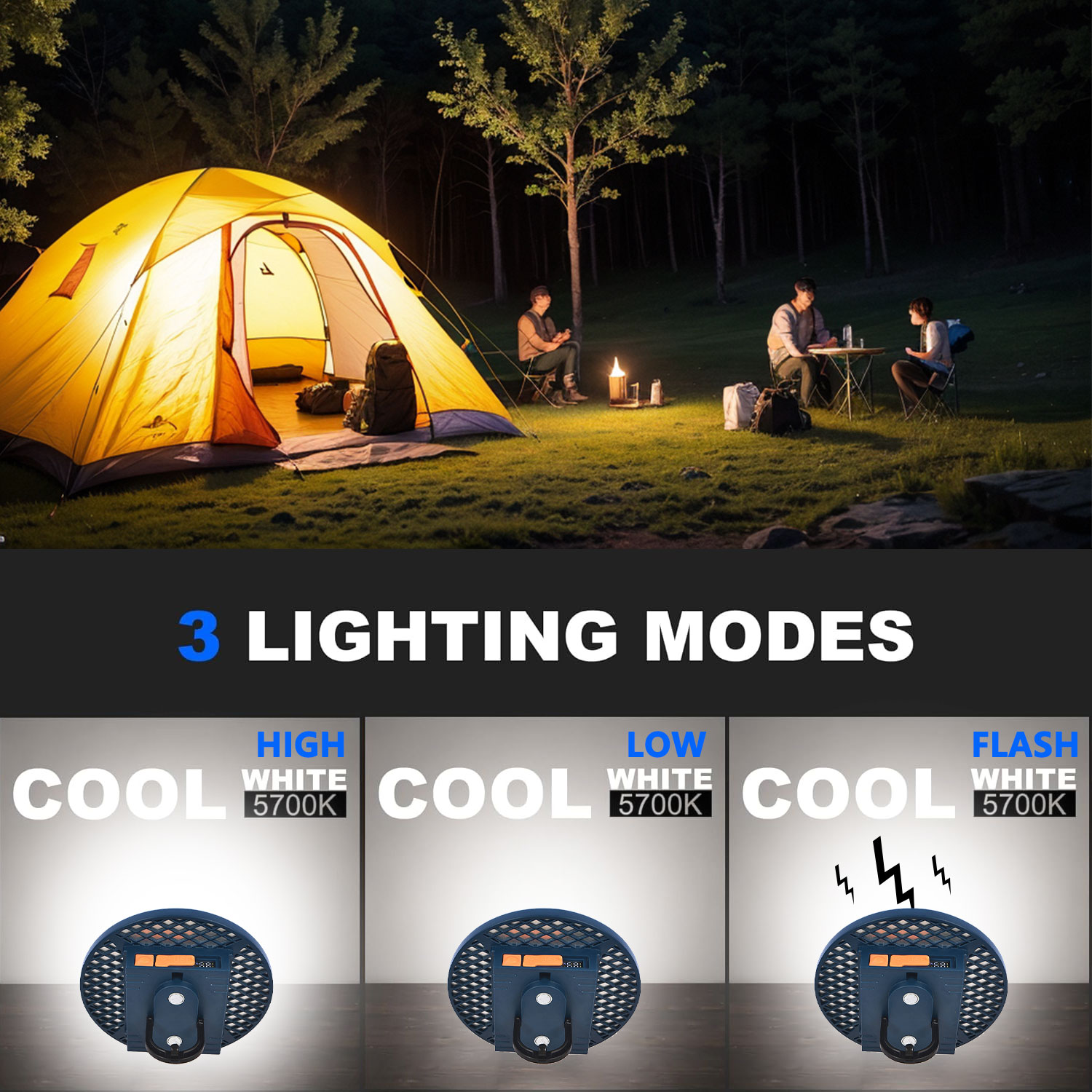 7500mAh Camping Light Recharge - Outdoor Hunting Tent review and price