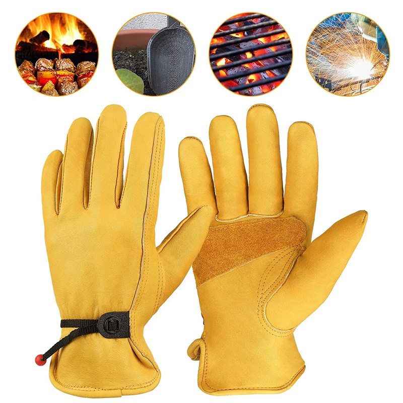 Cowhide Leather Gloves Breatha - Outdoor Hunting Gloves review and price